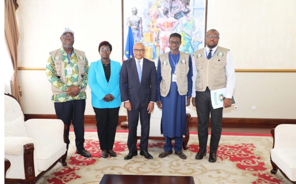 ECOWAS MISSION HOLDS HIGH-LEVEL CONSULTATIONS WITH PRESIDENT JOSÉ MARIA NEVES AHEAD OF CABO VERDE LEGISLATIVE ELECTIONS